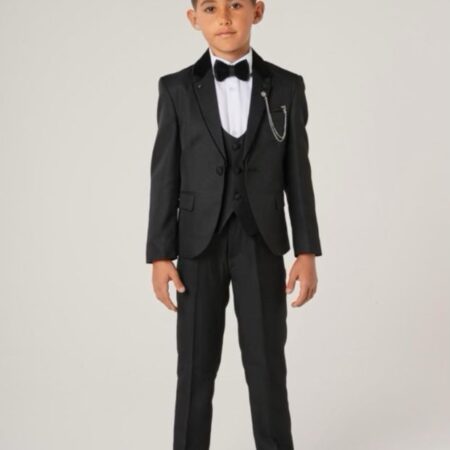 4 Piece Black Tuxedo