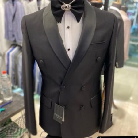 Black Double breasted Suit