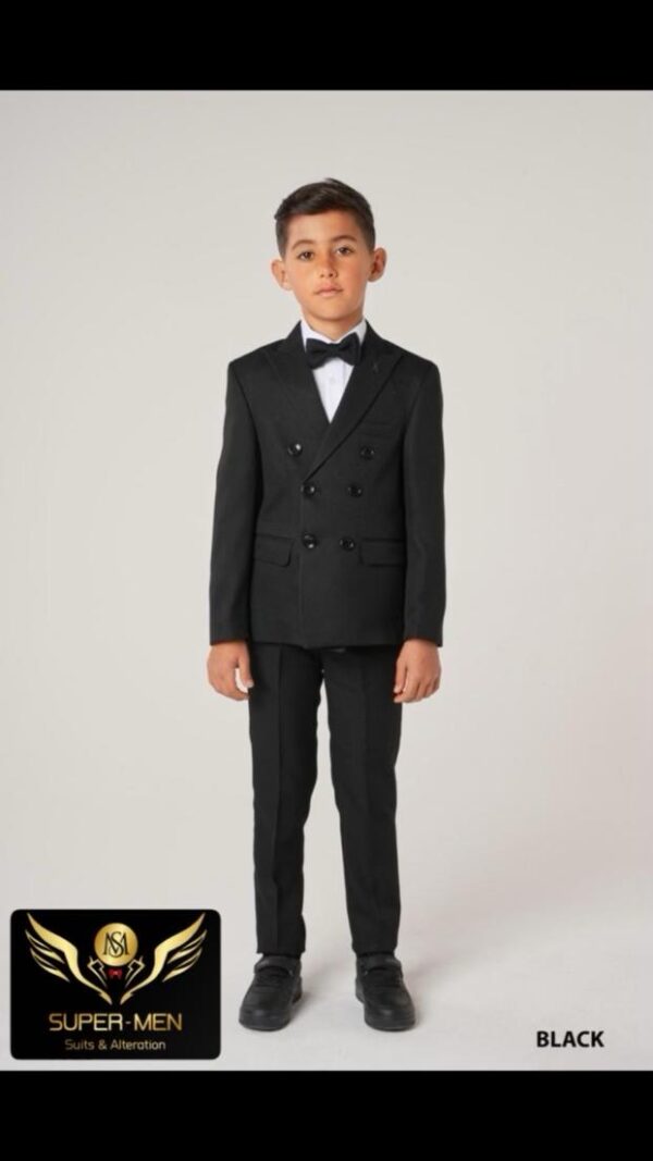 Black Double Breasted Suit